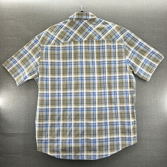 Duke’s Sportswear Men’s Cotton Blend Plaid Short Sleeve Button Up Shirt Size 2XL - Picture 10 of 11